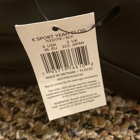 NWT UGG Sport Yeah Clog - Black - Picture 2 of 14